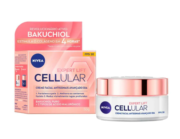 Creme Facial Antissinais Nivea Cellular Expert Lift Avançado Dia FPS30 50ml