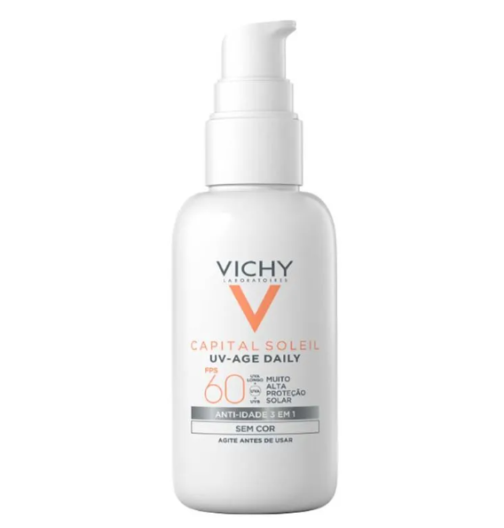 Protetor Solar Facial Vichy UV-Age Daily FPS60 40g