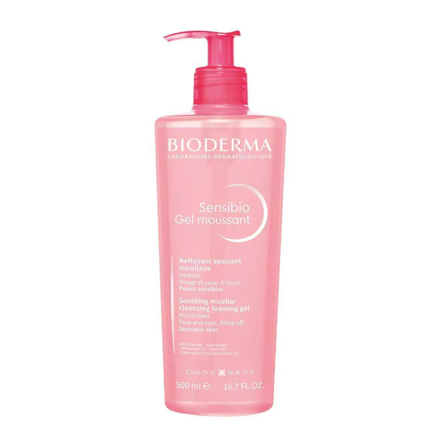 Gel de Limpeza Micelar Bioderma Sensibio Gel Moussant 500ml