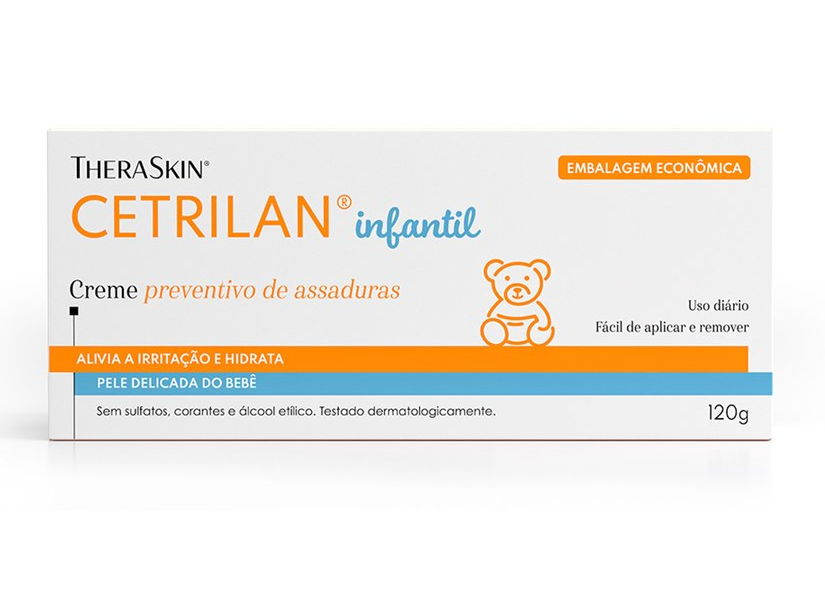 Cetrilan Creme para Previnir Assaduras TheraSkin 120g
